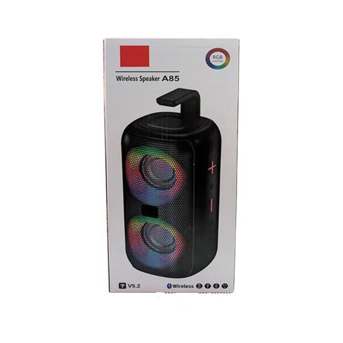 Parlante Wireless A85 Luces Redondas