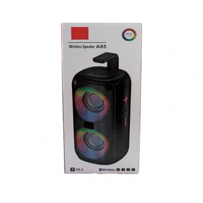 Parlante Wireless A85 Luces Redondas