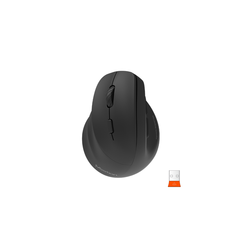 Mouse Wireless Ergonomico  Meetion Zurdo Mt-Btm010l 