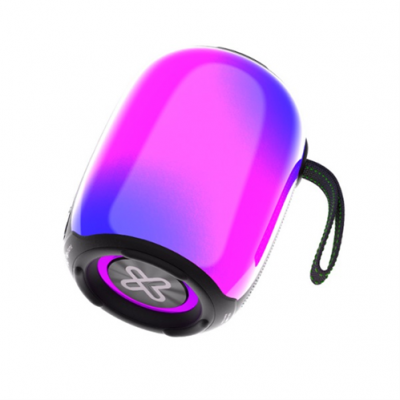 Parlante KX Speaker BT KBS250BK LED light 12W IPX6 TWS 7hr