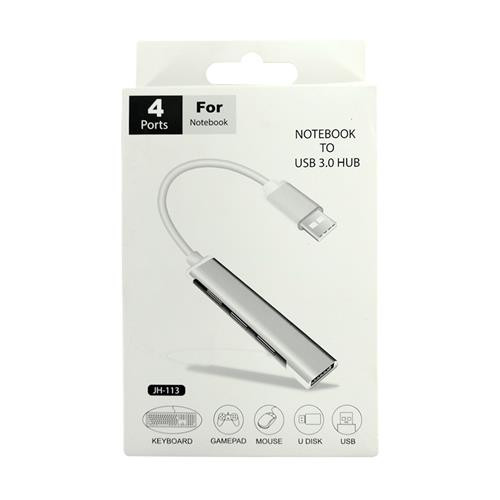 HUB 4 PUERTOS USB ENTRADA USB MODELO JH-113