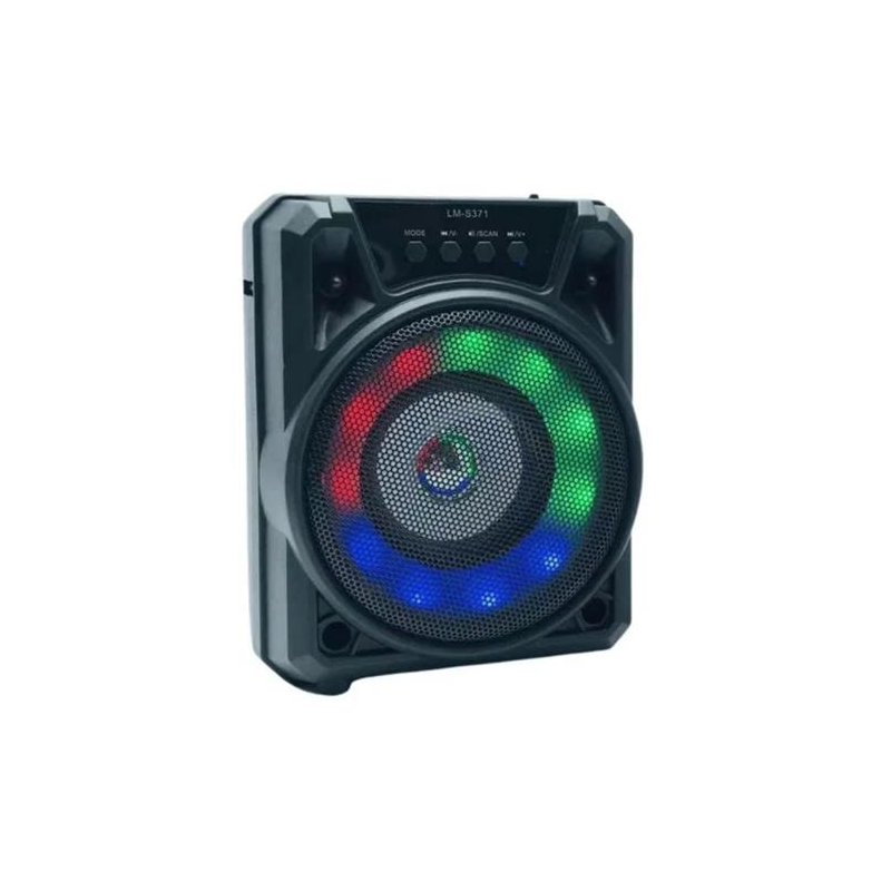 Parlante Nitron tipo caja amplificada con microfono  modelo LM-S370