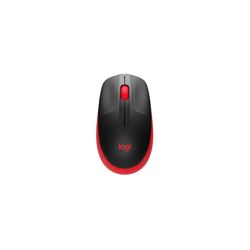 MOUSE LOGITECH INALAMBRICO M190 2.4GHZ USB ROJO