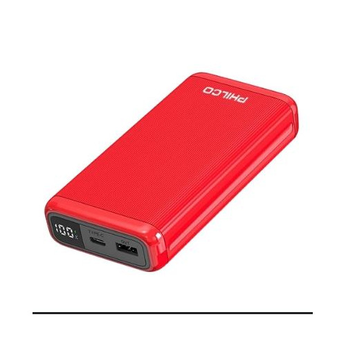 Power Bank PHILCO FLP8202CR 20000mAH PHILCO ROJO