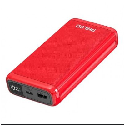 Power Bank PHILCO FLP8202CR 20000mAH PHILCO ROJO
