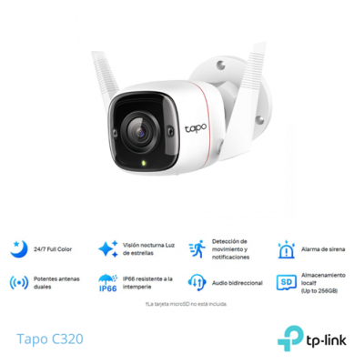 CAMARA TP-LINK WI-FI TAPO-C320WS