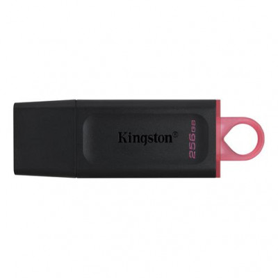 FLASH MEMORY KINGSTON DATA TRAVELER EXODIA 256GB USB 3.2 BLACK-RED