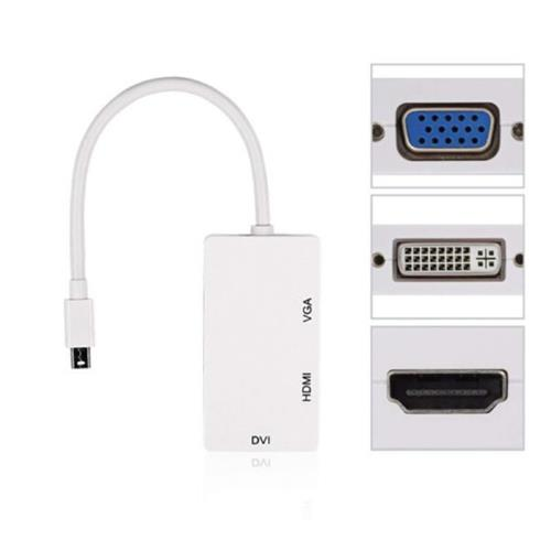 Cable Adaptador  mini Diplay Port  a VGA, HDMI, DVI
