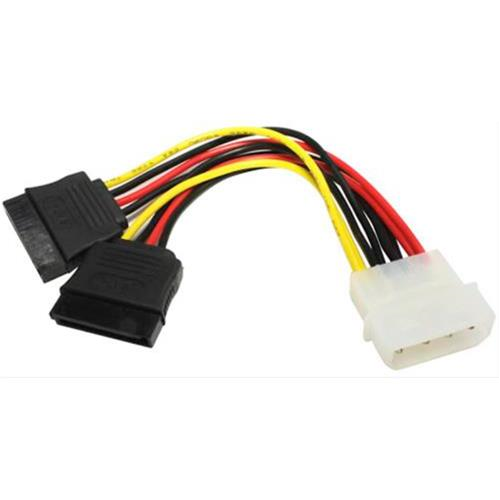 CABLE PODER ANERA  1IDE MACHO A 2SATA 15CM