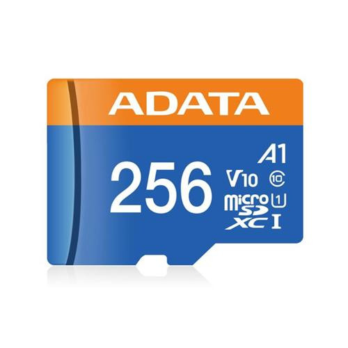 Tarjeta de  Memoria Micro SD ADATA 256GB con  ADAPTADOR UHS-I CLASS 10