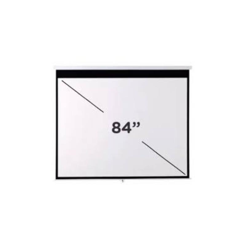 Pantalla para retroproyector, Manual 84"
