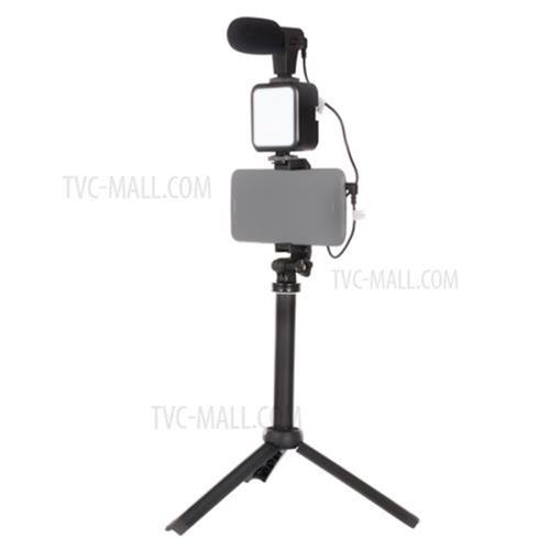 Tripode Para Selfie Con Luz Y Microfono