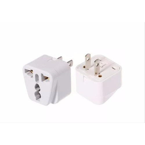 ADAPTADOR EUROPEO PLUG PLANO BLANCO EC