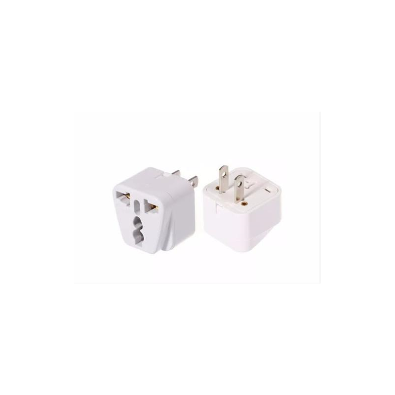 ADAPTADOR EUROPEO PLUG PLANO BLANCO EC