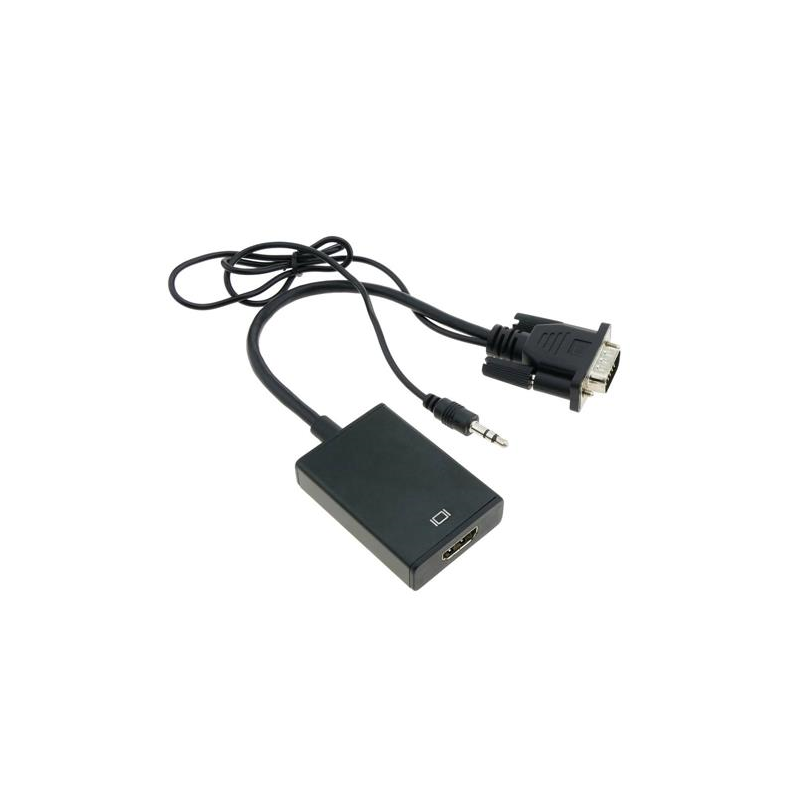 CABLE CONVERTIDOR VGA + AUDI A HDMI