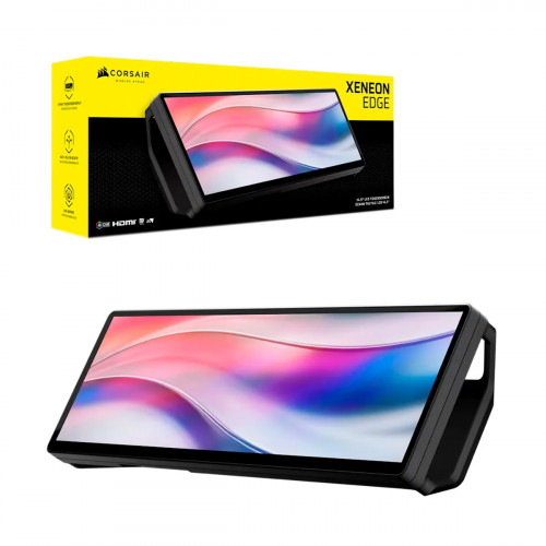 Display CORSAIR Multi-Touch XENEON EDGE 14.5Inch IPS Panel 2560x720 60Hz HMDI USB-C Black