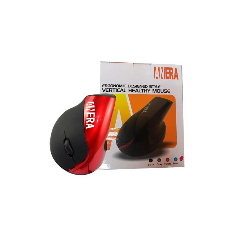 Mouse WIRELESS ergonómico ANERA AE-MRV02