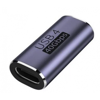 Unión tipo C hembra a tipo C hembra.