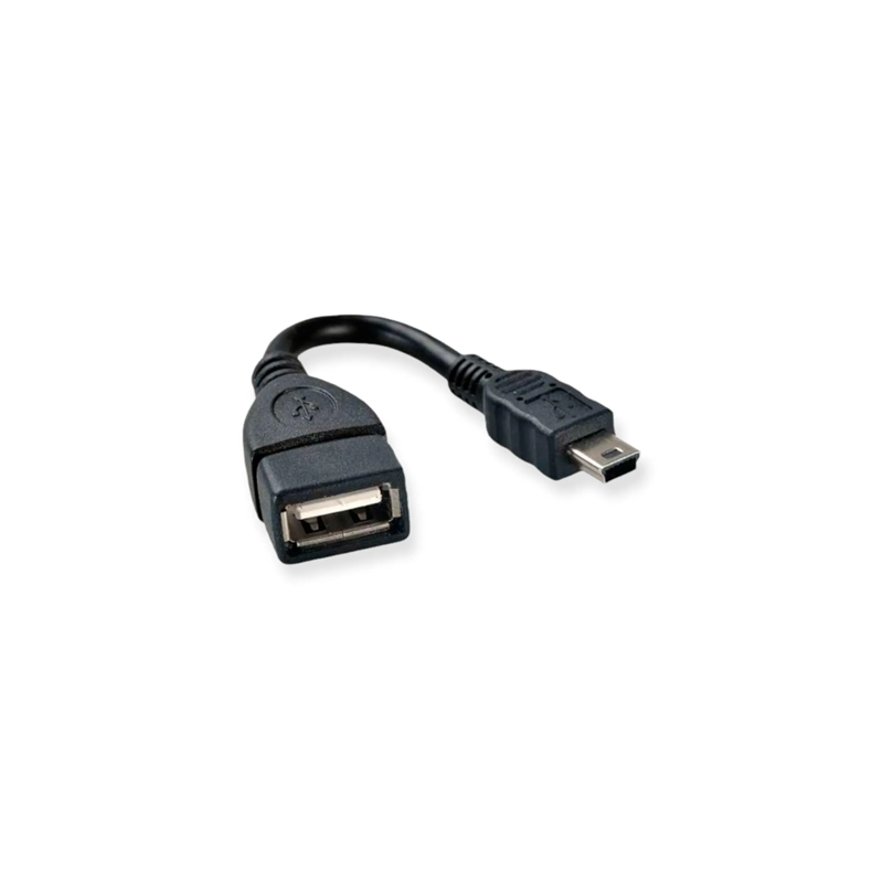 CABLE OTG USB HEMBRA A MINI 5P 15CM (V3)