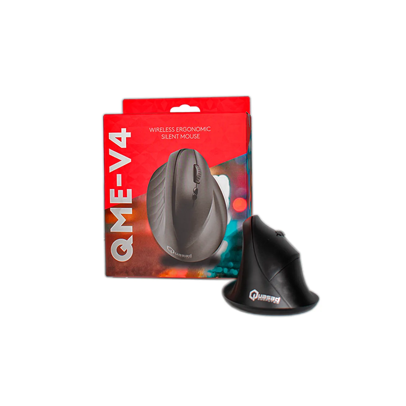 Mouse Quasad QME-V4 (Ergonómico/Wireless)