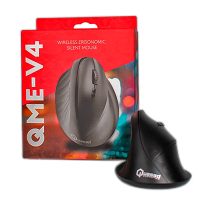 Mouse Quasad QME-V4 (Ergonómico/Wireless)