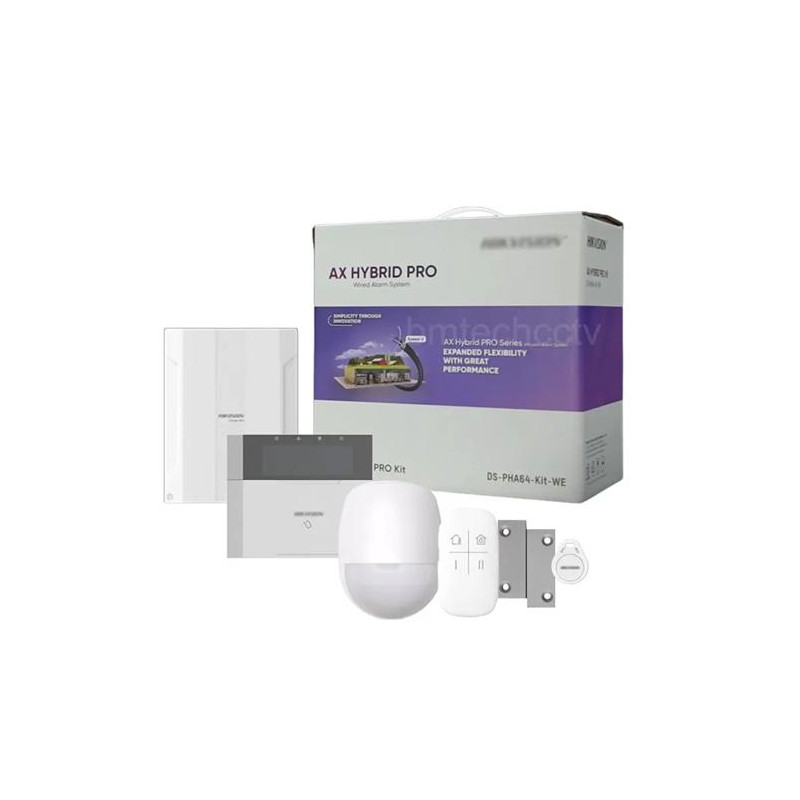 Alarma Wired Control Panel Kit HIKVISION DS-PHA64-Kit-WB(b)