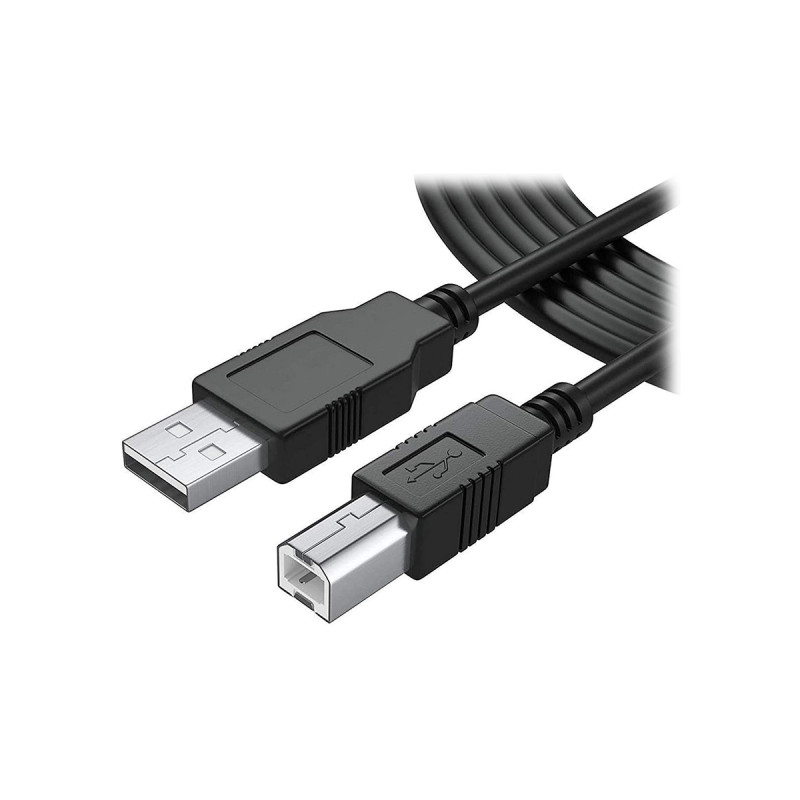 CABLE DE IMPRESORA GEN. USB TYPE A TO USB TYPE B 1.5Mts. NEGRO
