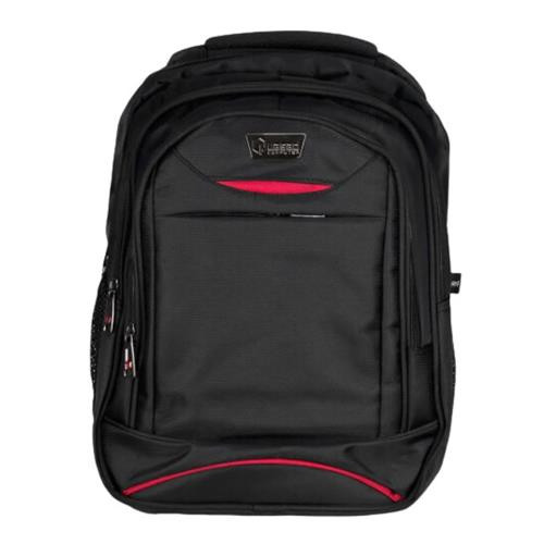 MOCHILA NOTEBOOK QUASAD Q-20002 NYLON 15.6INC. NEGRO-ROJO