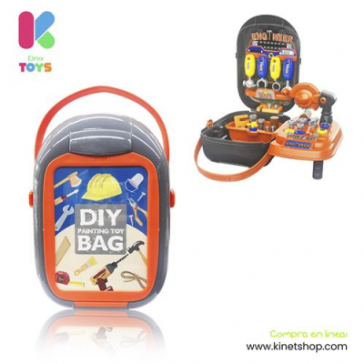 Maletín juguete set de herramientas 37 PCS modelo 8033