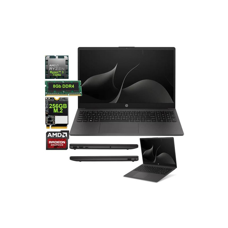 HP 245 G10 AMD RYZEN 3 7320U ALM 256GB MEN 8GB