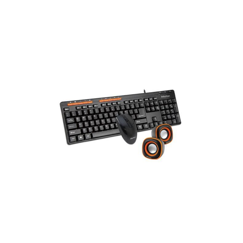 Combo 3 En 1 Teclado + Mouse + Parlantes Meetion Mt-C105