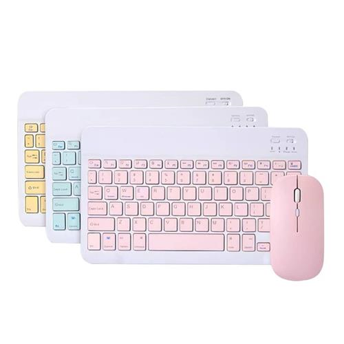 Combo Teclado + Mouse Bluetooth Varios Colores