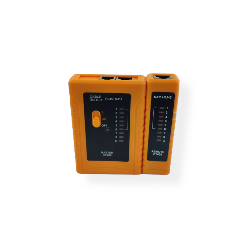 Tester  cable  serie 468 RJ-11/45 naranja