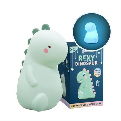 LAMPARA DE GOMA DISEÑO DINOSAURIO