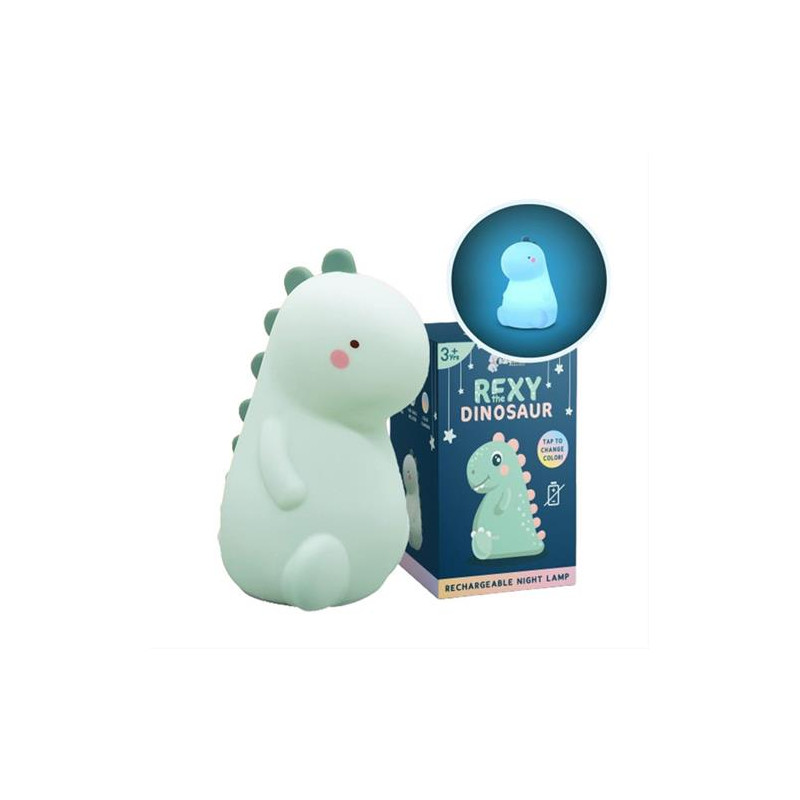 LAMPARA DE GOMA DISEÑO DINOSAURIO