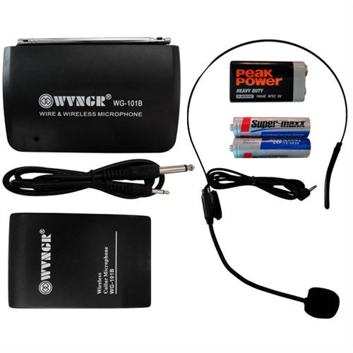 Micrófono inalámbrico diadema WVNGR WG-101B