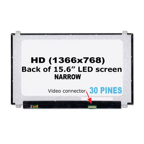 Pantalla 15.6 Led Slim 30 Pines Hd(1366*768) Narrow Ips Sin Soportes