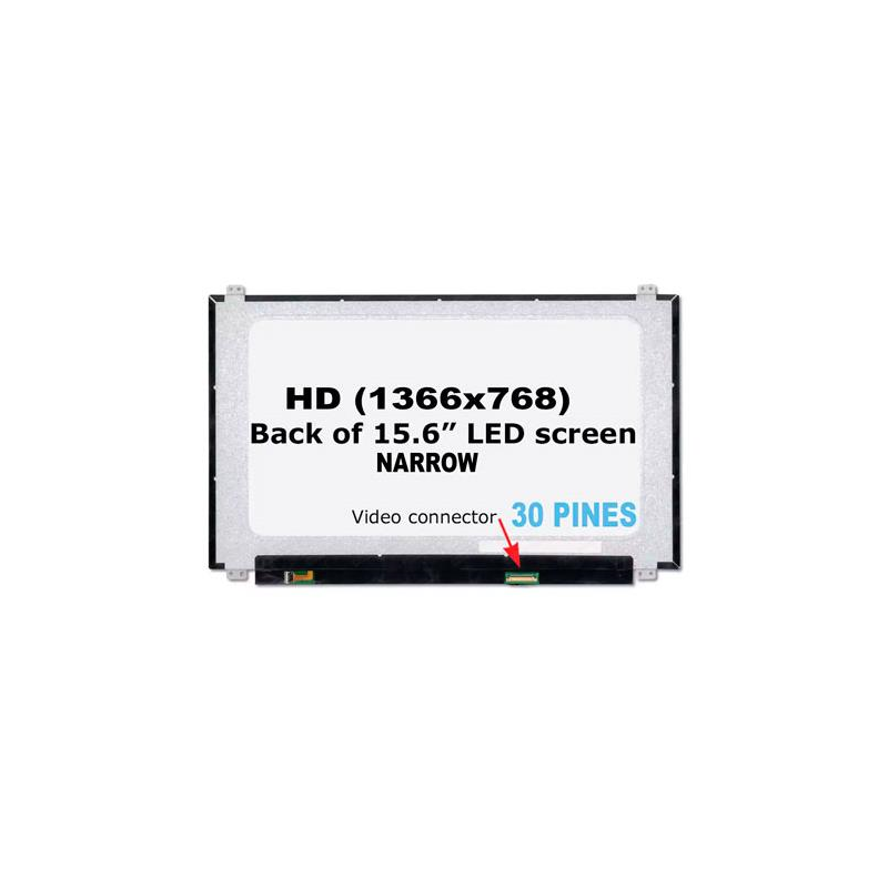 Pantalla 15.6 Led Slim 30 Pines Hd(1366*768) Narrow Ips Sin Soportes