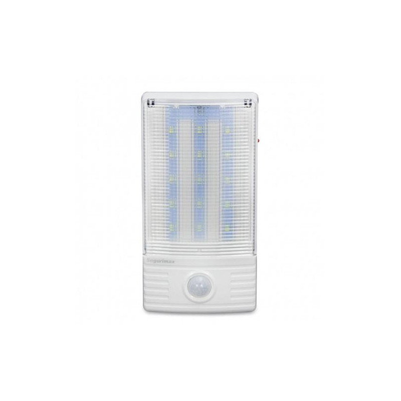 Lampara Led SEGURIMAX ILUMINACIÓN M-USO LED 300 LUMENES - SENSOR DE MOVIMIENTO MODELO 24532