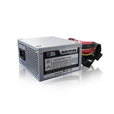 Fuente de Poder 650W ANERA Micro ATX