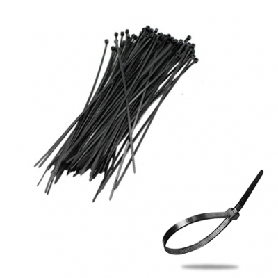 Amarra 2.5mm Ancho X 10cm Largo Negra