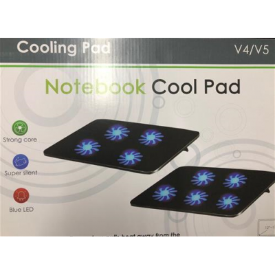 Ventilador De Laptop Nitron  5 Ventiladores Luz