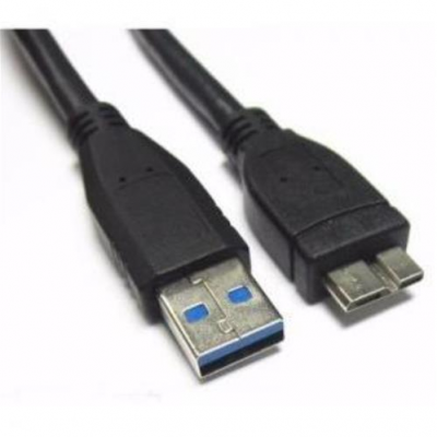 Cable Usb 3 0 Para Disco Duro Externo L 30cm Negro Delta
