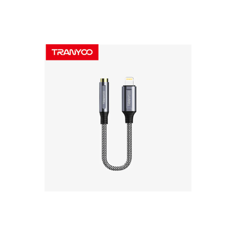 Cable Tranyoo Earphone audio conversion head T-E9 Lightning 3.5mm