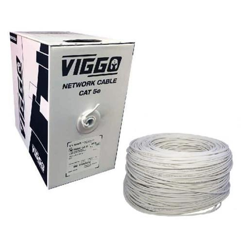 1 rollo cable 305m UTP cat 5e blanco ViGGO