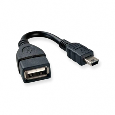 CABLE OTG USB HEMBRA A MINI 5P 15CM (V3)