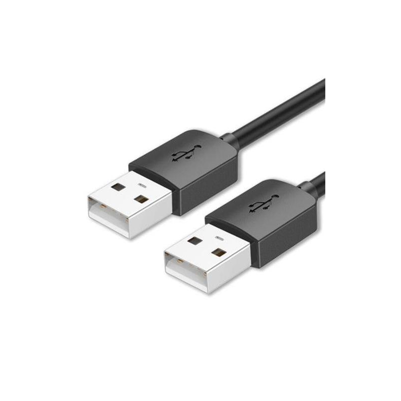 CABLE Extensión USB MACHO MACHO negro 3m