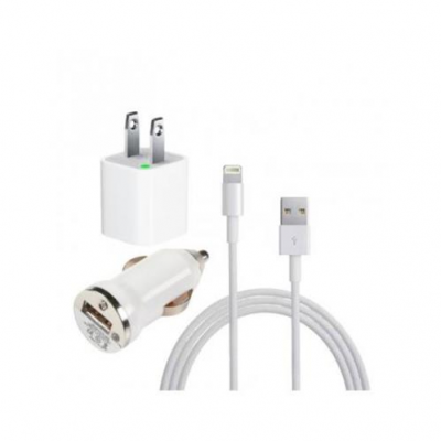 Cargador power adapter 3 en 1 Iphone 5,6 y 7 OCC