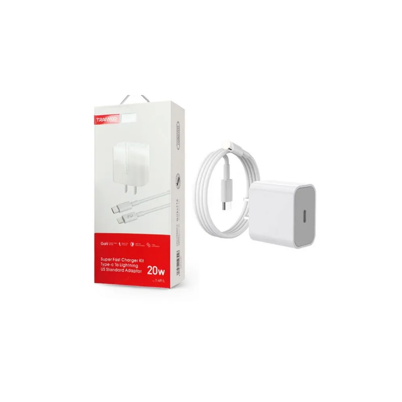 CUBO CARGA RAPIDA 20W TIPO C + CABLE IPHONE