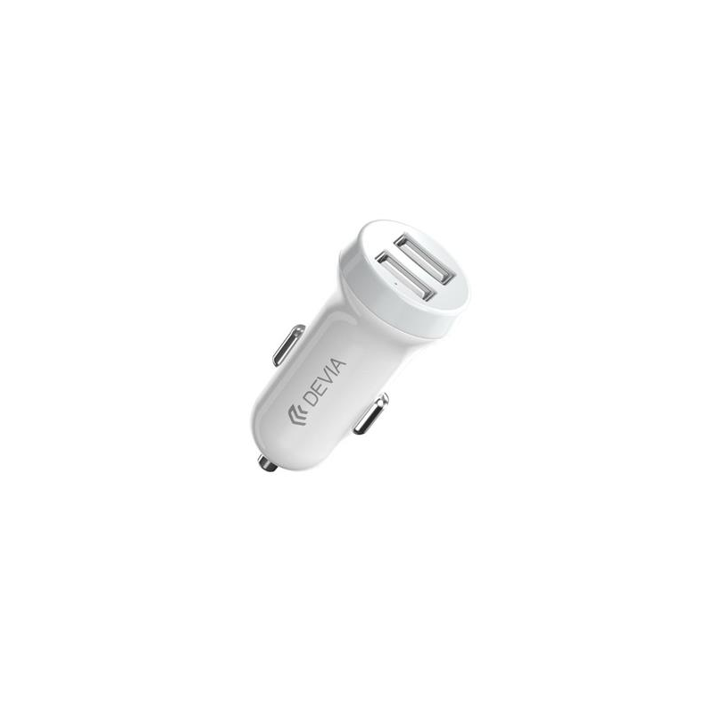 Cargador de cigarrera DEVIA Smart series  para Lightning 5V3.1A 2USB